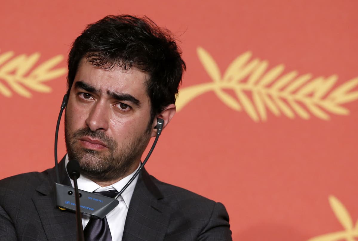 Iranilainen näyttelijä Shahab Hosseini Cannesin elokuvajuhlilla.