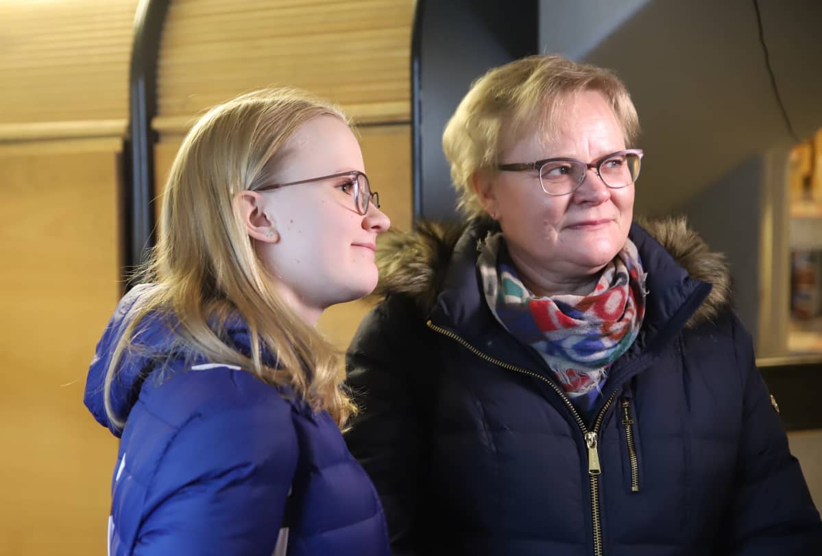 Lähikuva Saana ja Merja Huttusesta