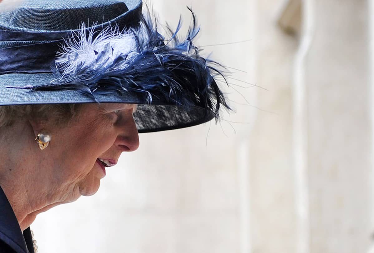 Margaret Thatcher vuonna 2009.