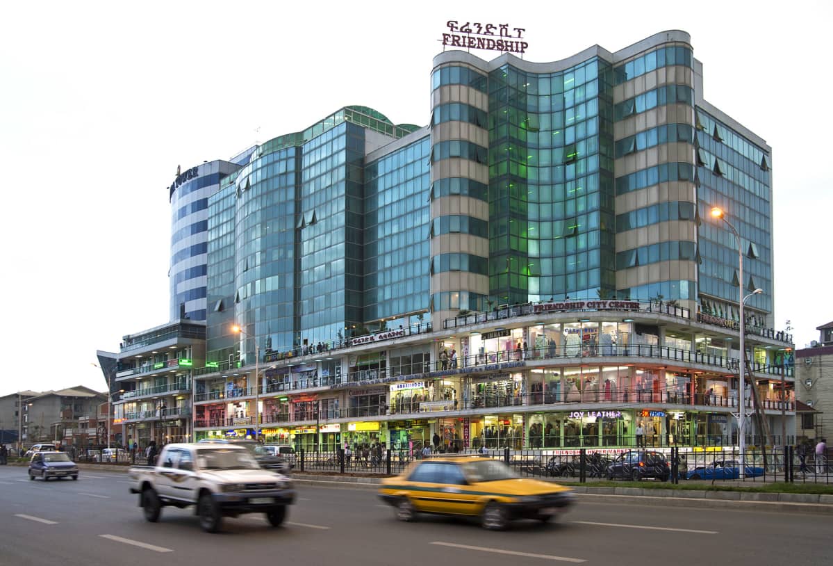 Kaupunkikuva Addis Abebasta.