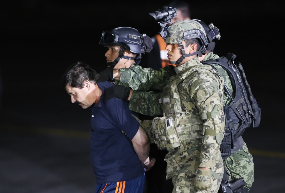 "El Chapo" vangittiin jälleen perjantaina.