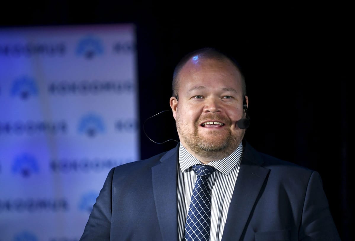 Kokoomuksen puoluesihteeri Janne Pesonen