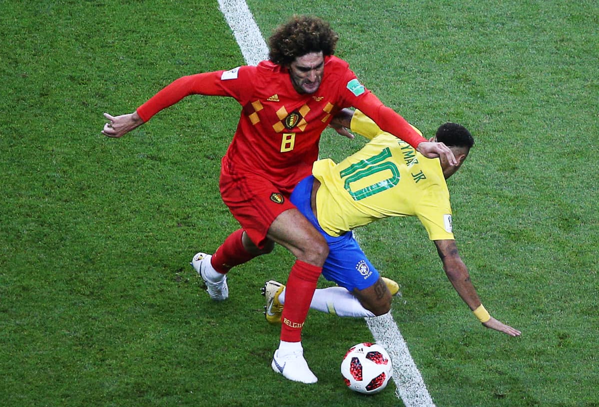 Fellaini ja Neymar.