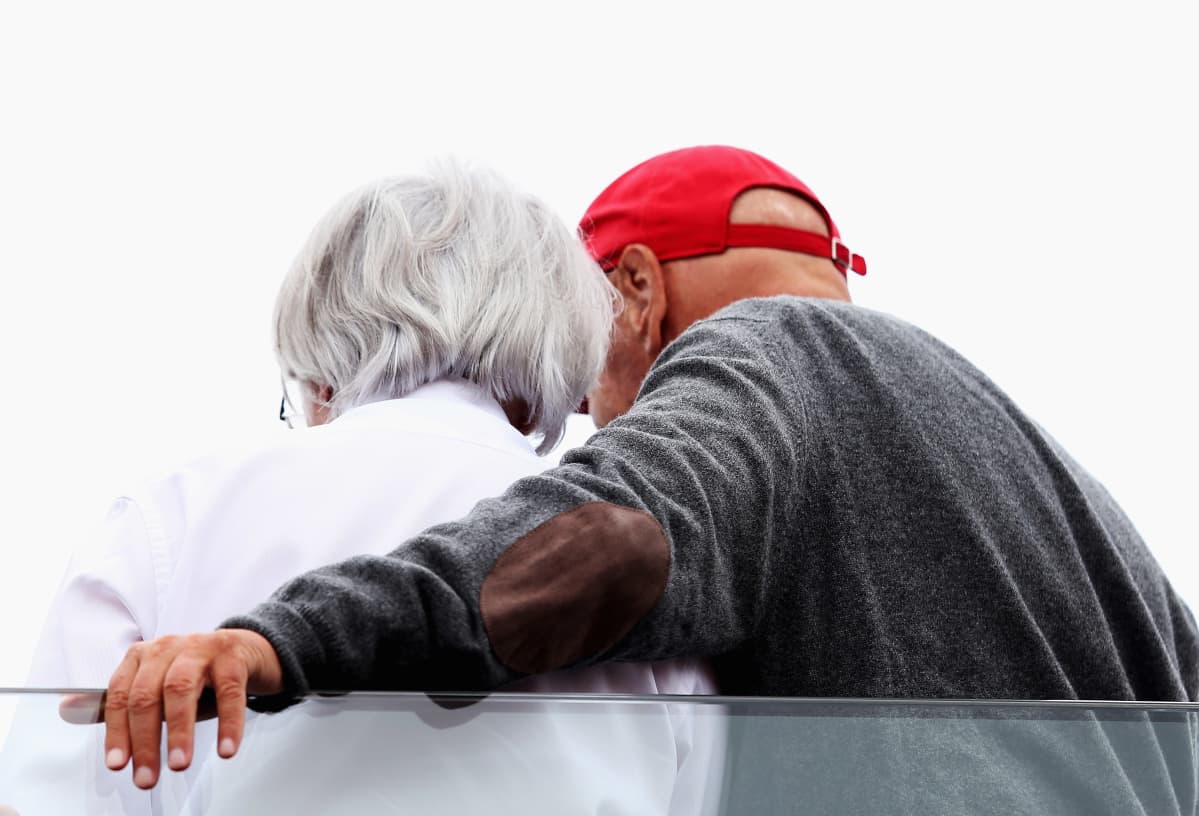Bernie Ecclestone Niki Lauda