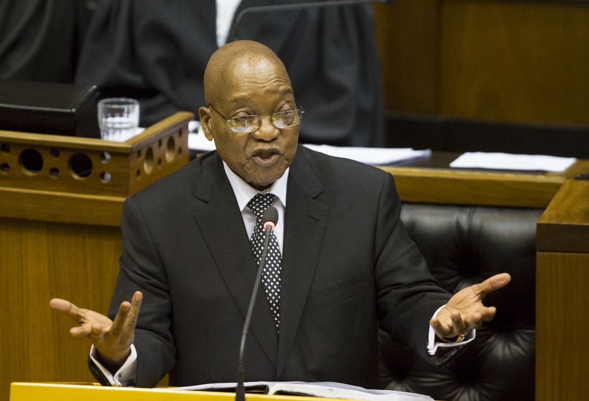 Etelä-Afrikan presidentti Jacob Zuma