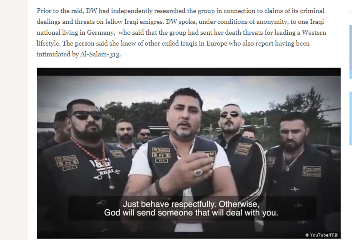 Al-Salam-313 -jengi on julkaissut itsestään esittelyvideon Youtubessa.