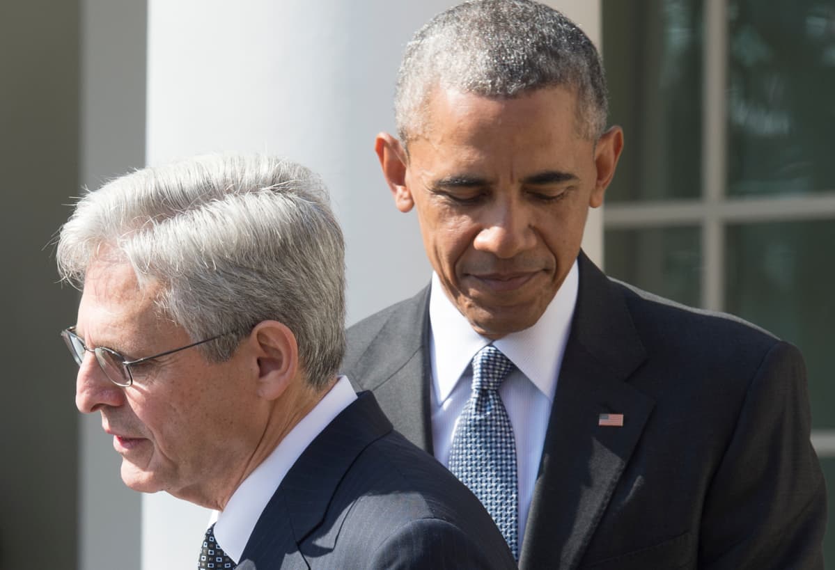 Merrick Garland ja presidentti Barack Obama