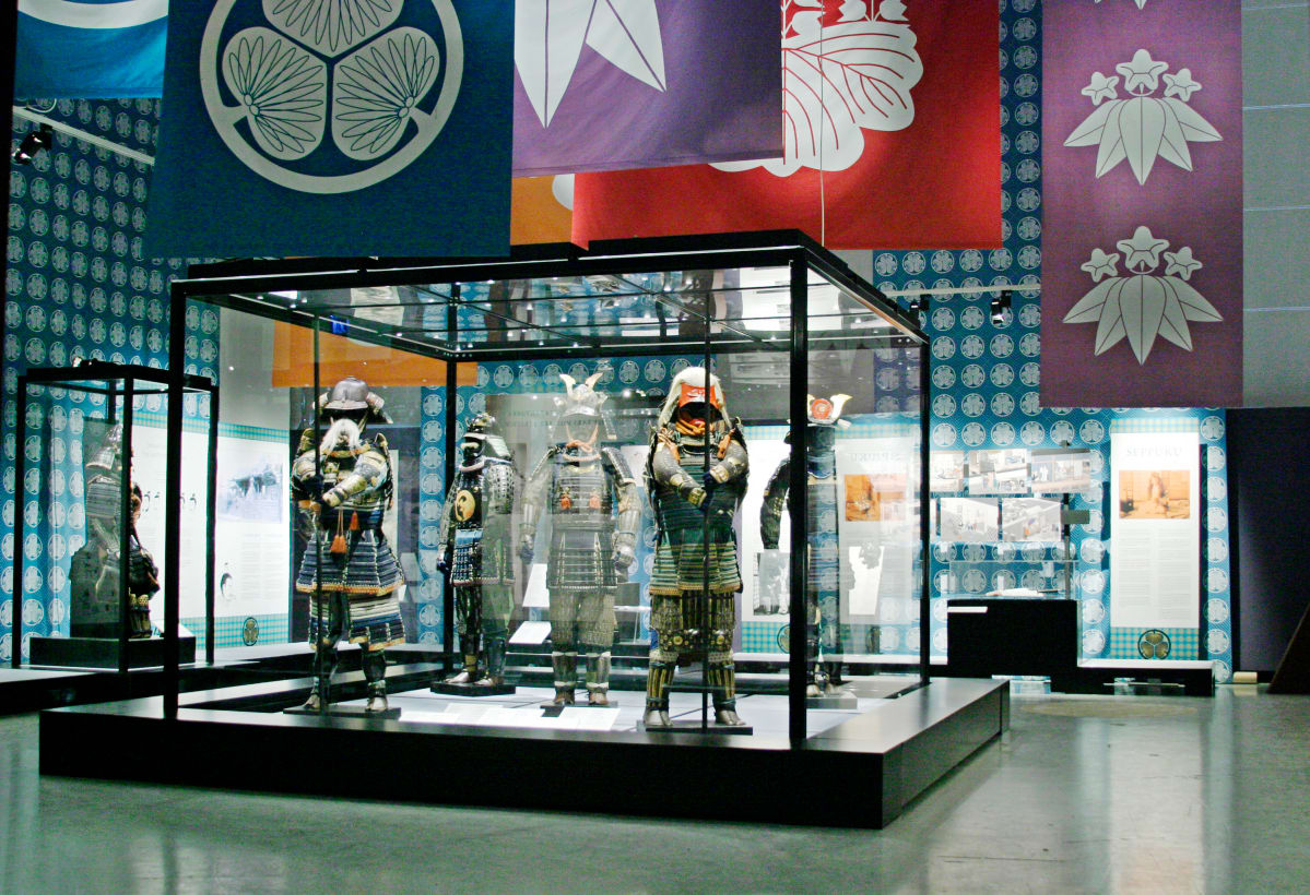 Samurai-näyttely oli esillä Vapriikissa vuonna 2004.