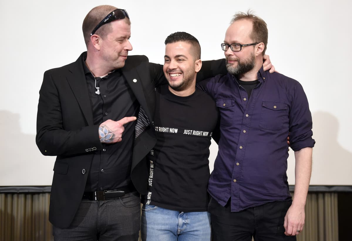 Antti-Jussi Hirsimäki, Shihab ja Matti Reinikka.