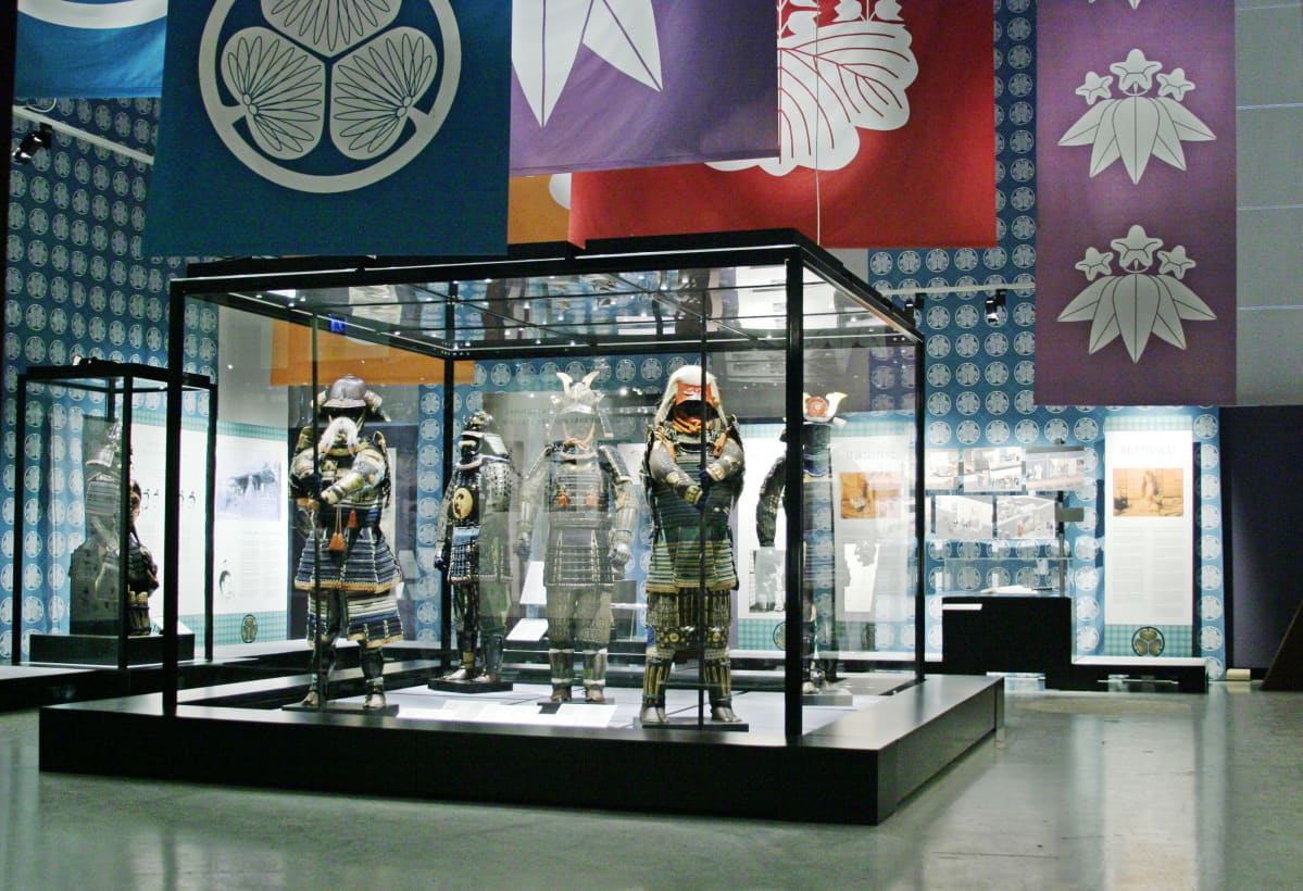 Samurai-näyttely oli esillä Vapriikissa vuonna 2004.
