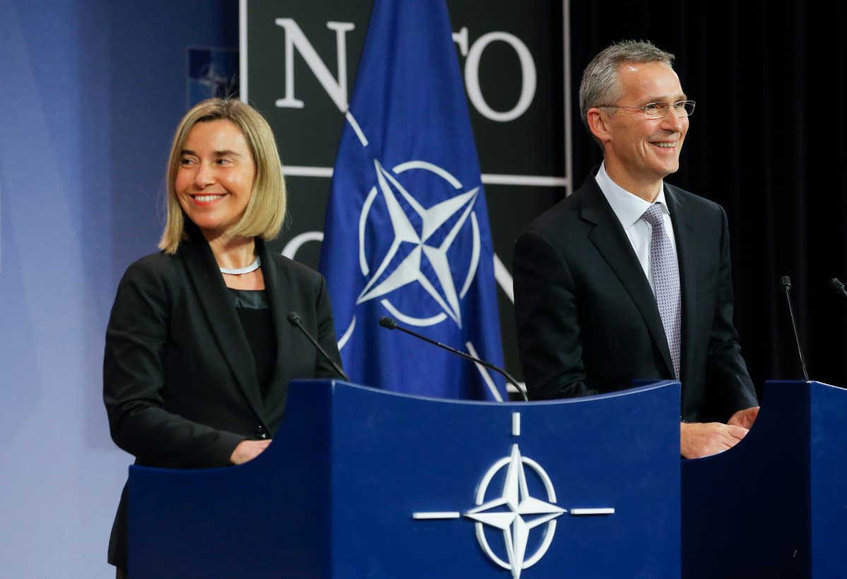 Mogherini ja Stoltenberg
