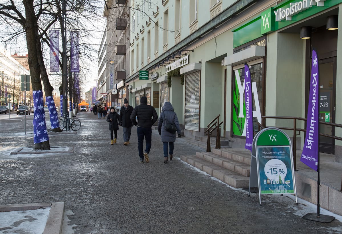 katunäkymä Lahdessa