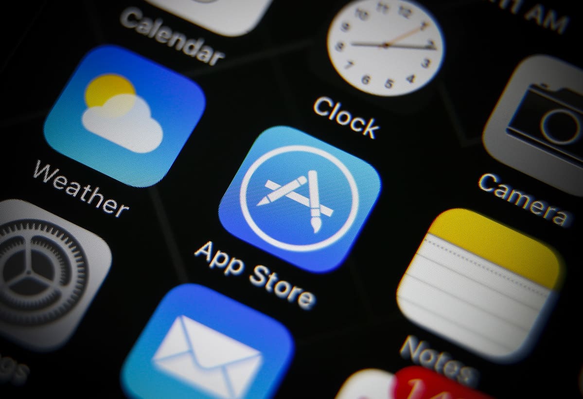 App Store -logo kännykässä