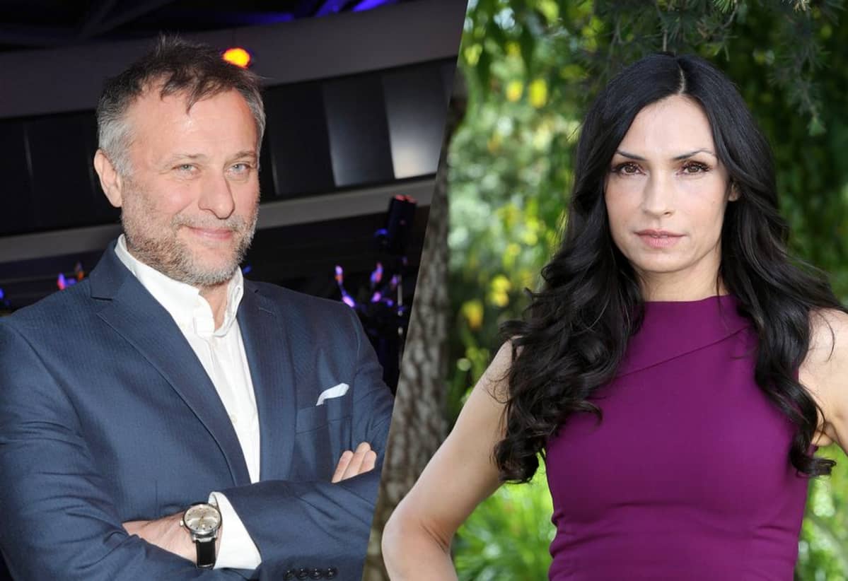 Näyttelijät Michael Nyqvist ja Famke Janssen.