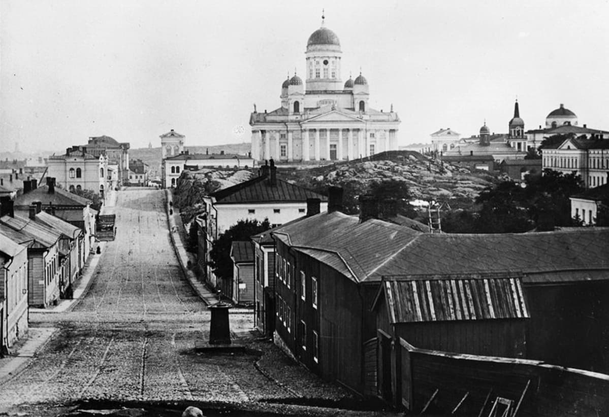 Kruununhaka vuonna 1865.