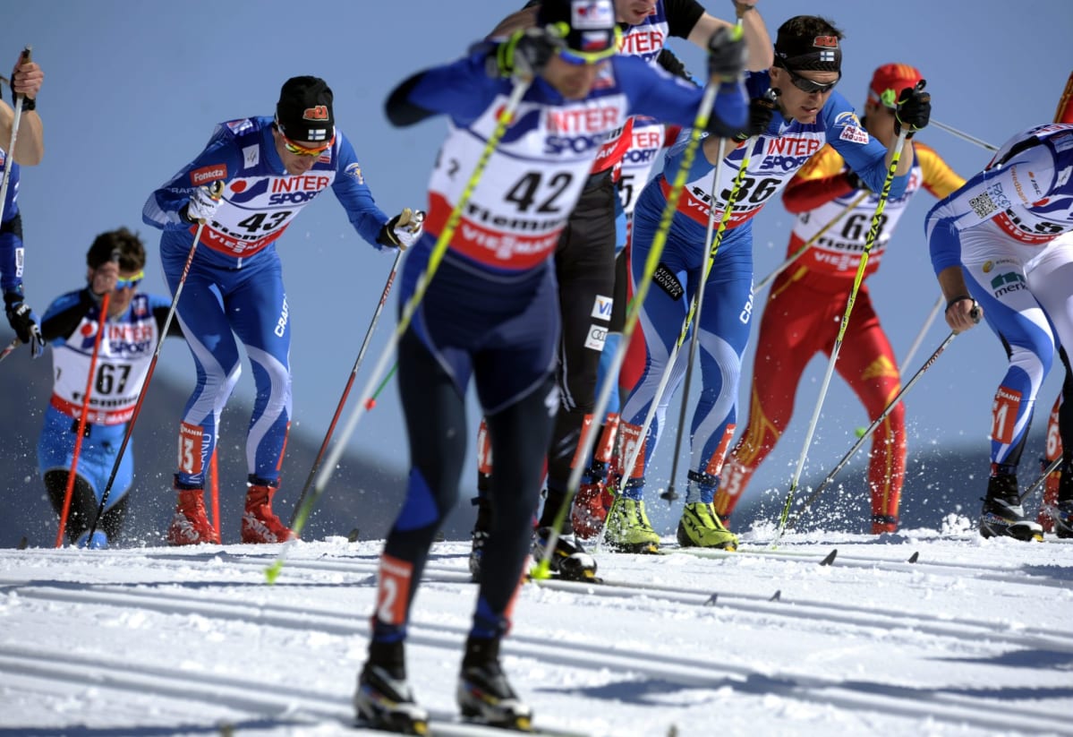 Sami Jauhojärvi Val di Fiemmen MM-hiihdoissa 2013.