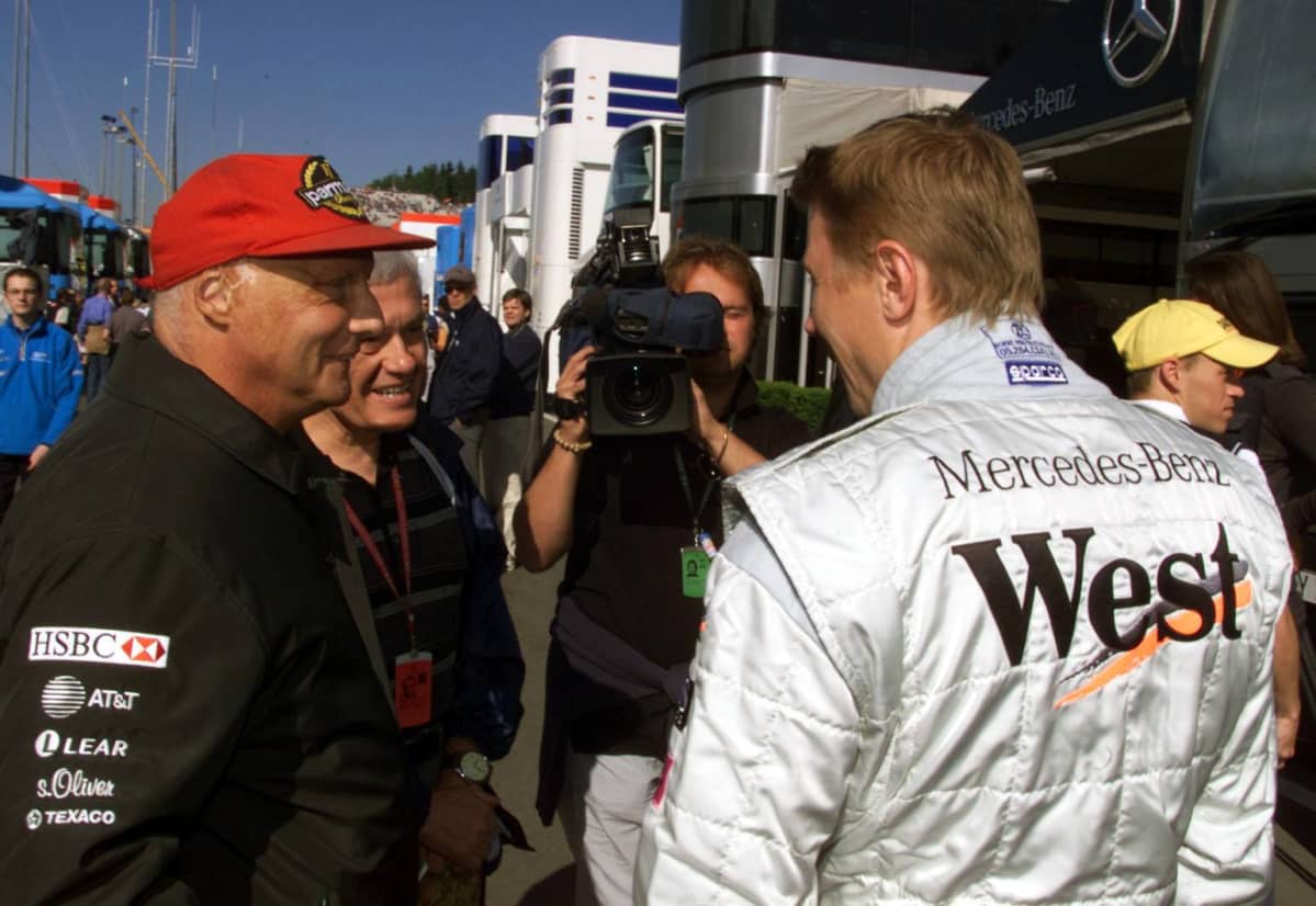 Niki Lauda Mika Häkkinen