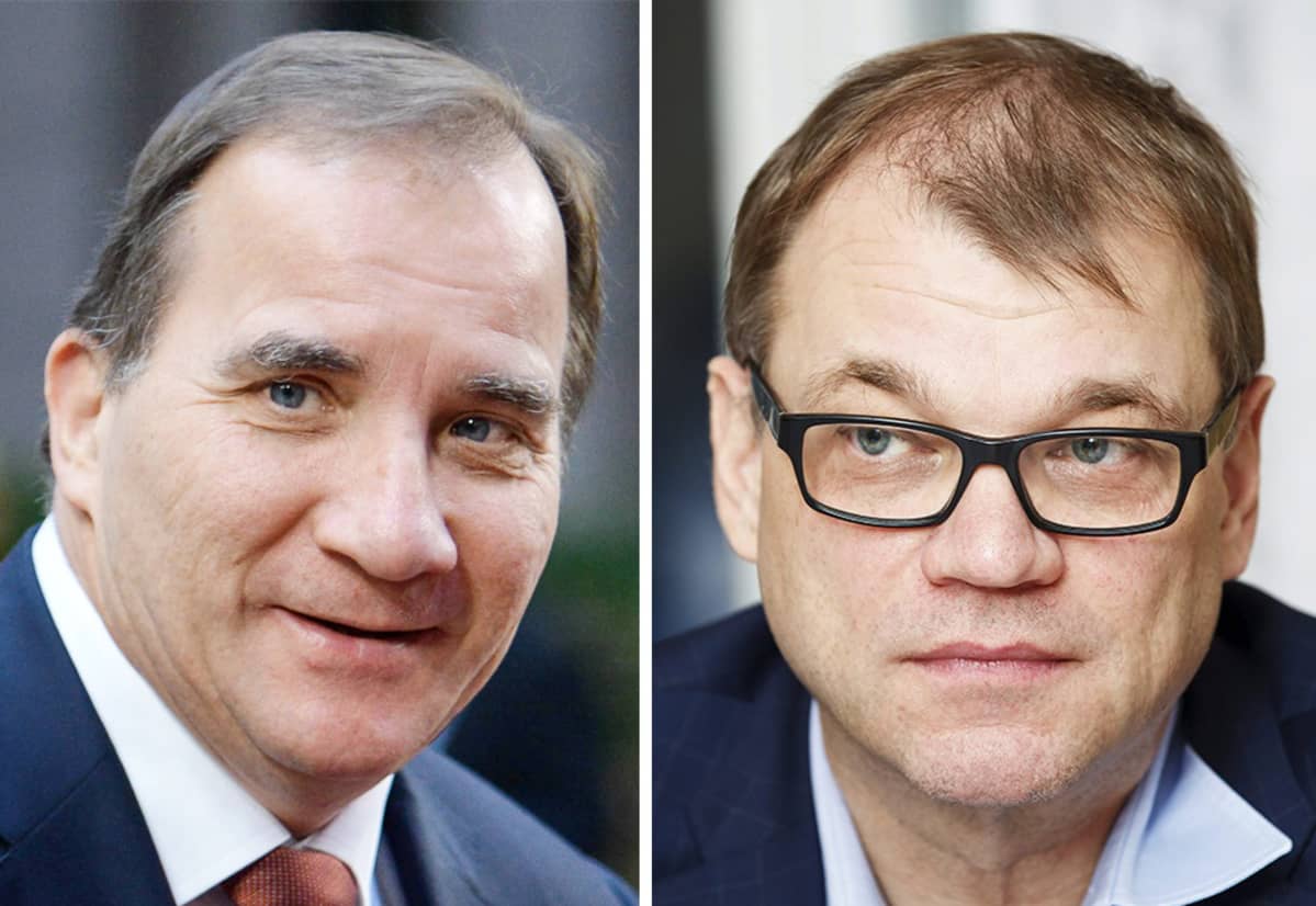 Stefan Löfven ja Juha Sipilä.