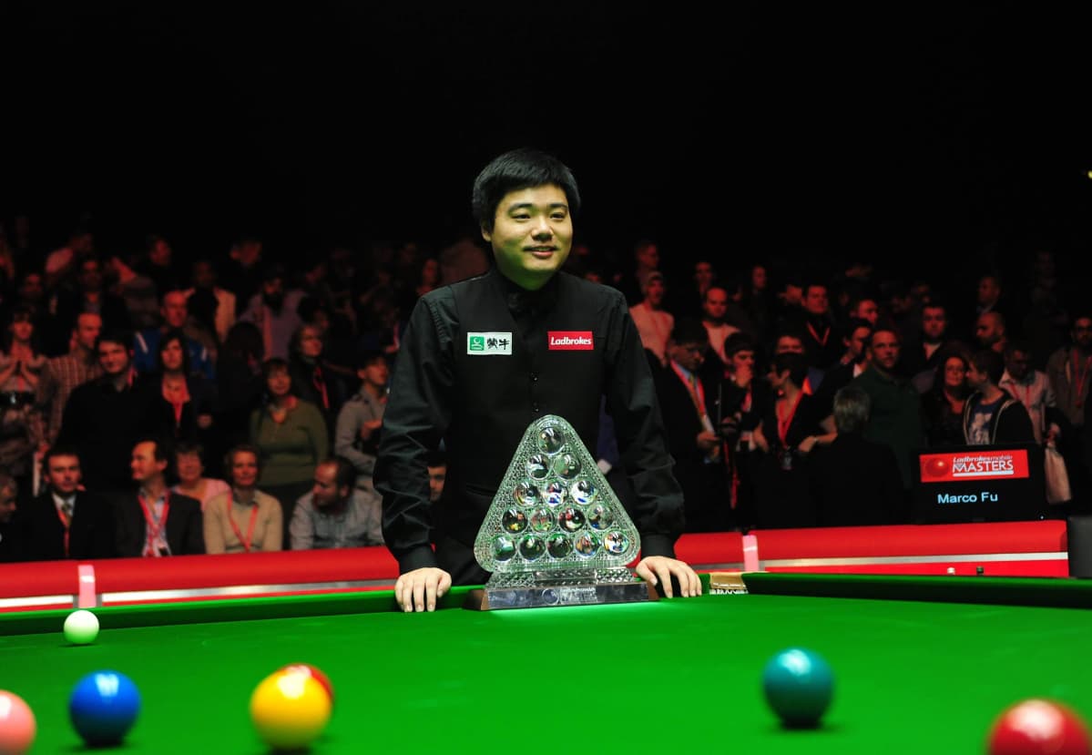 Ding Junhui voitti snookerin arvostetuimman kutsukisan The Mastersin tammikuussa 2011.