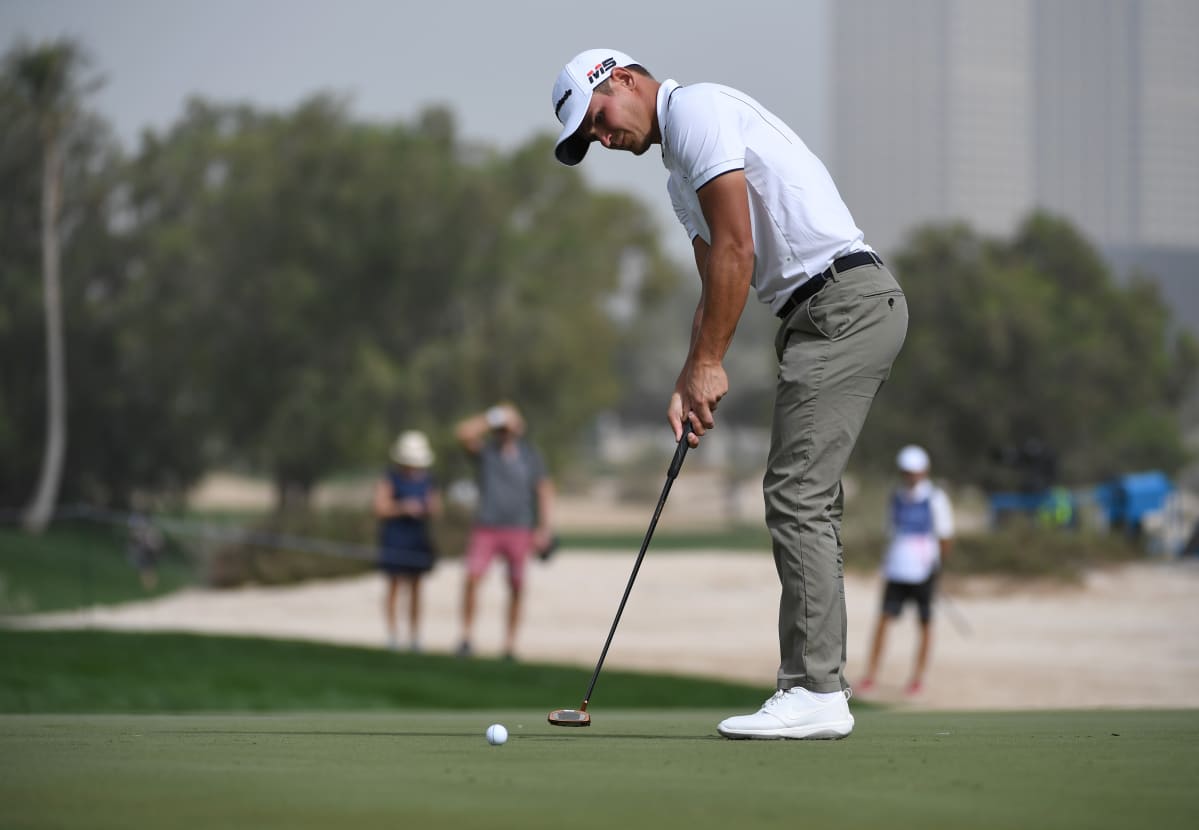 Kim Koivu puttaamassa Dubaissa Euroopan kiertueella 2019.