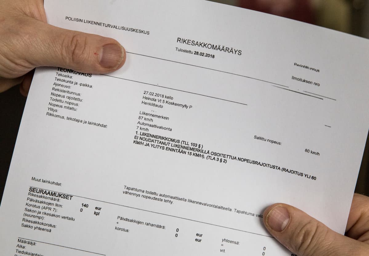 sakkolappu rikesakkomääräys