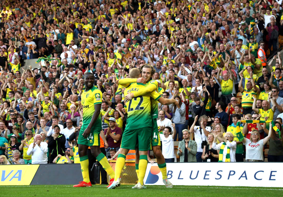 Todd Cantwell, Teemu Pukki, Norwich