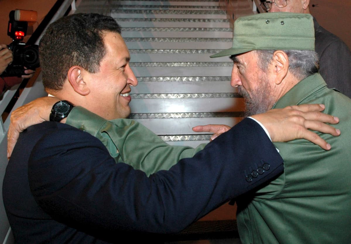 Hugo Chávez ja Fidel Castro