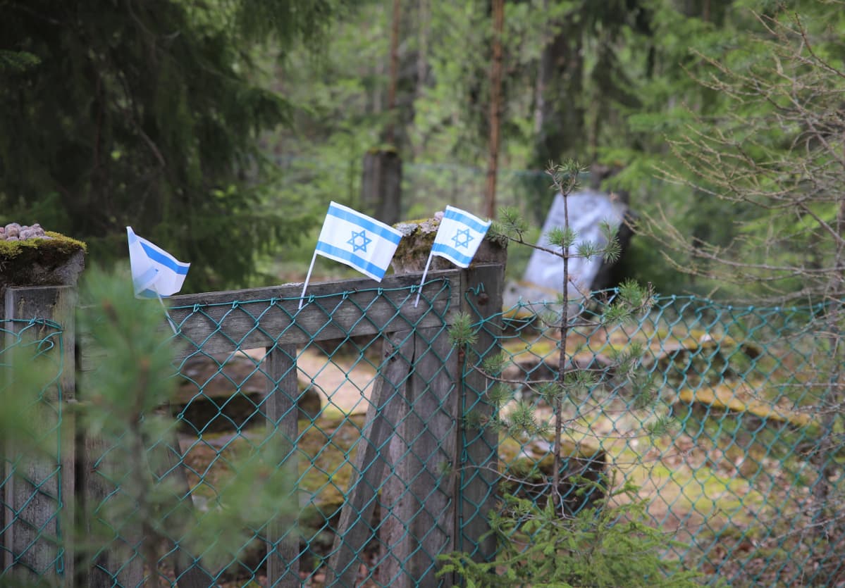 Juutalaisten hautausmaa Haminassa.