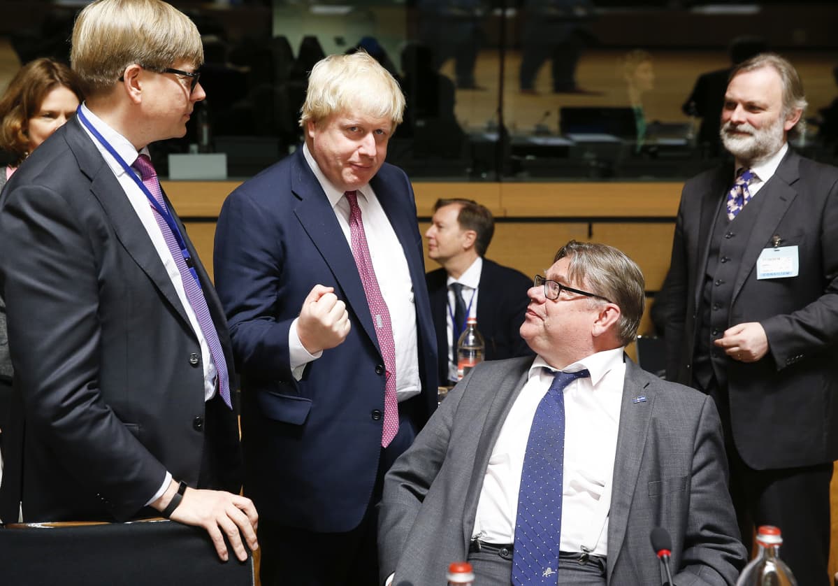 Boris Johnson ja Timo Soini