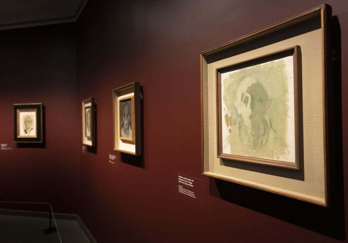 Helene Schjerfbeckin näyttely Ateneumin taidemuseossa.