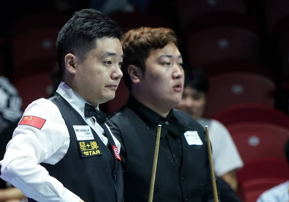 Ding Junhui ja Yan Bingtao muodostivat Kiinan ykkösjoukkueen kesällä pelatussa World Cupissa.