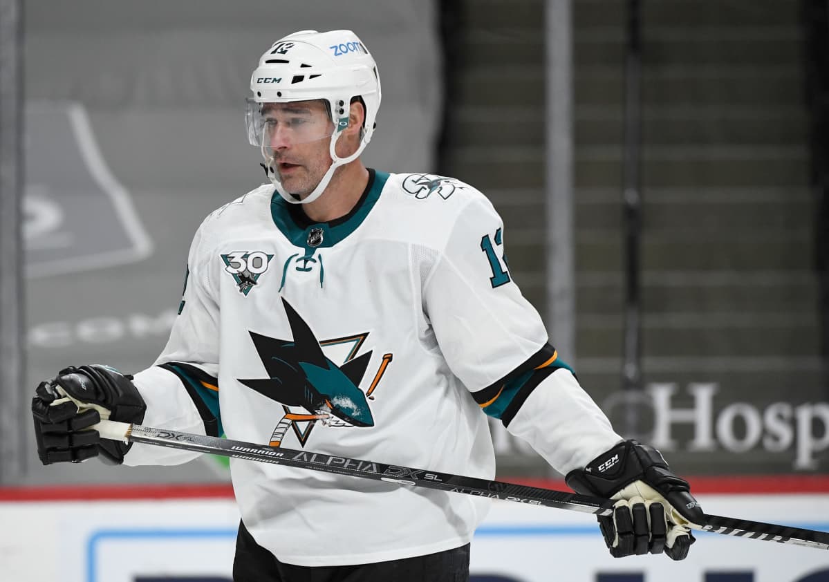 Patrick Marleau lähikuvassa.
