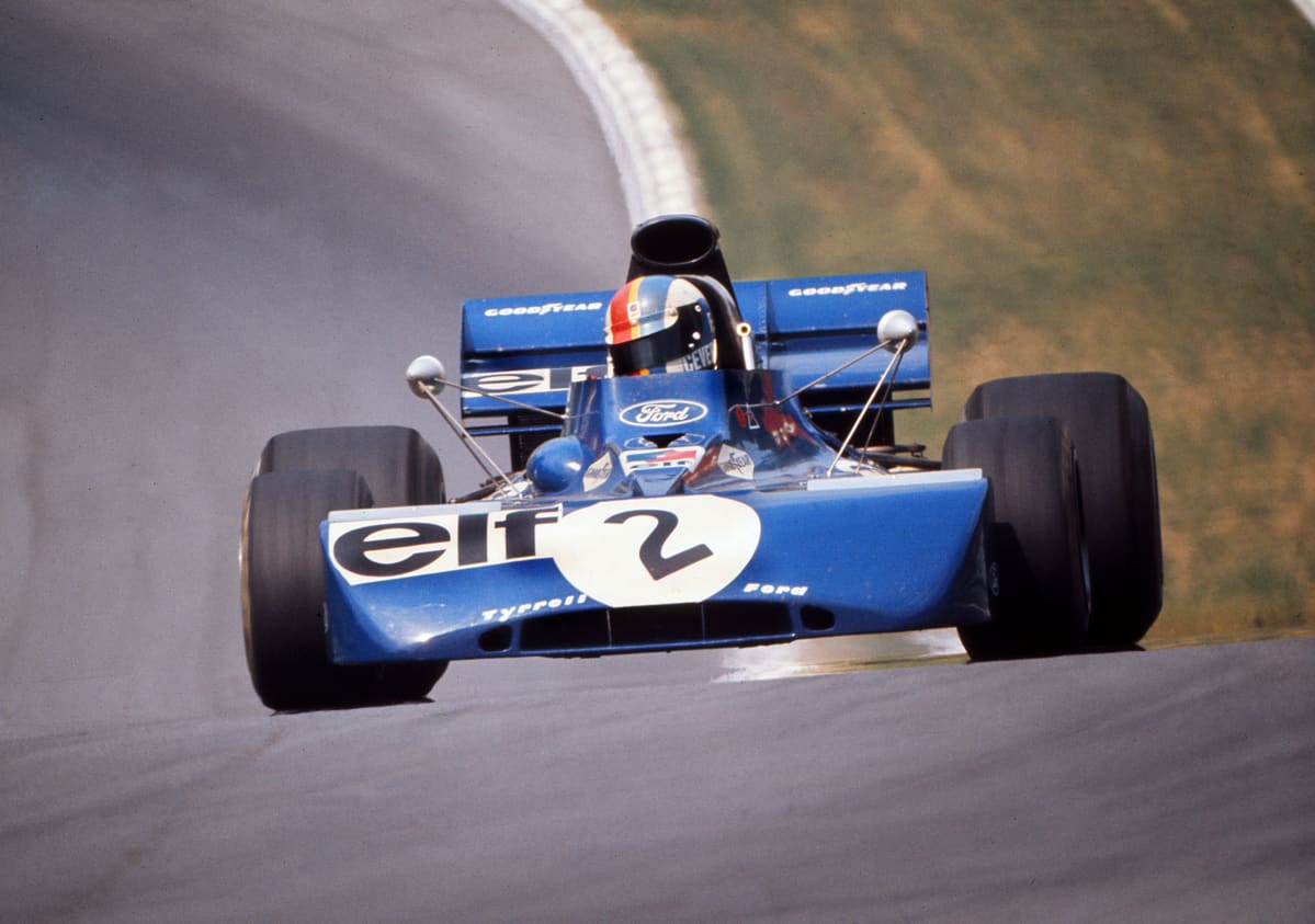 Ranskalainen Francois Cevert Tyrrell Fordin ratissa vuonna 1972.