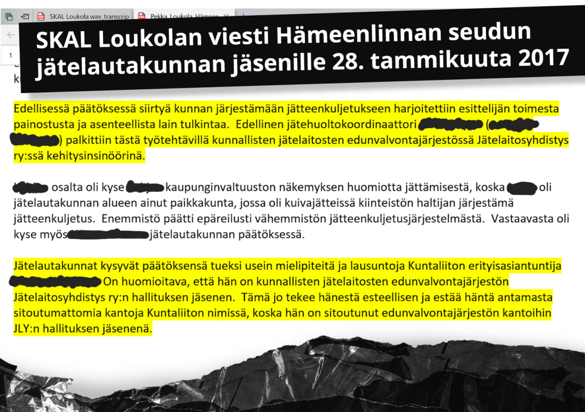 Kuvassa lehtiartikkeli