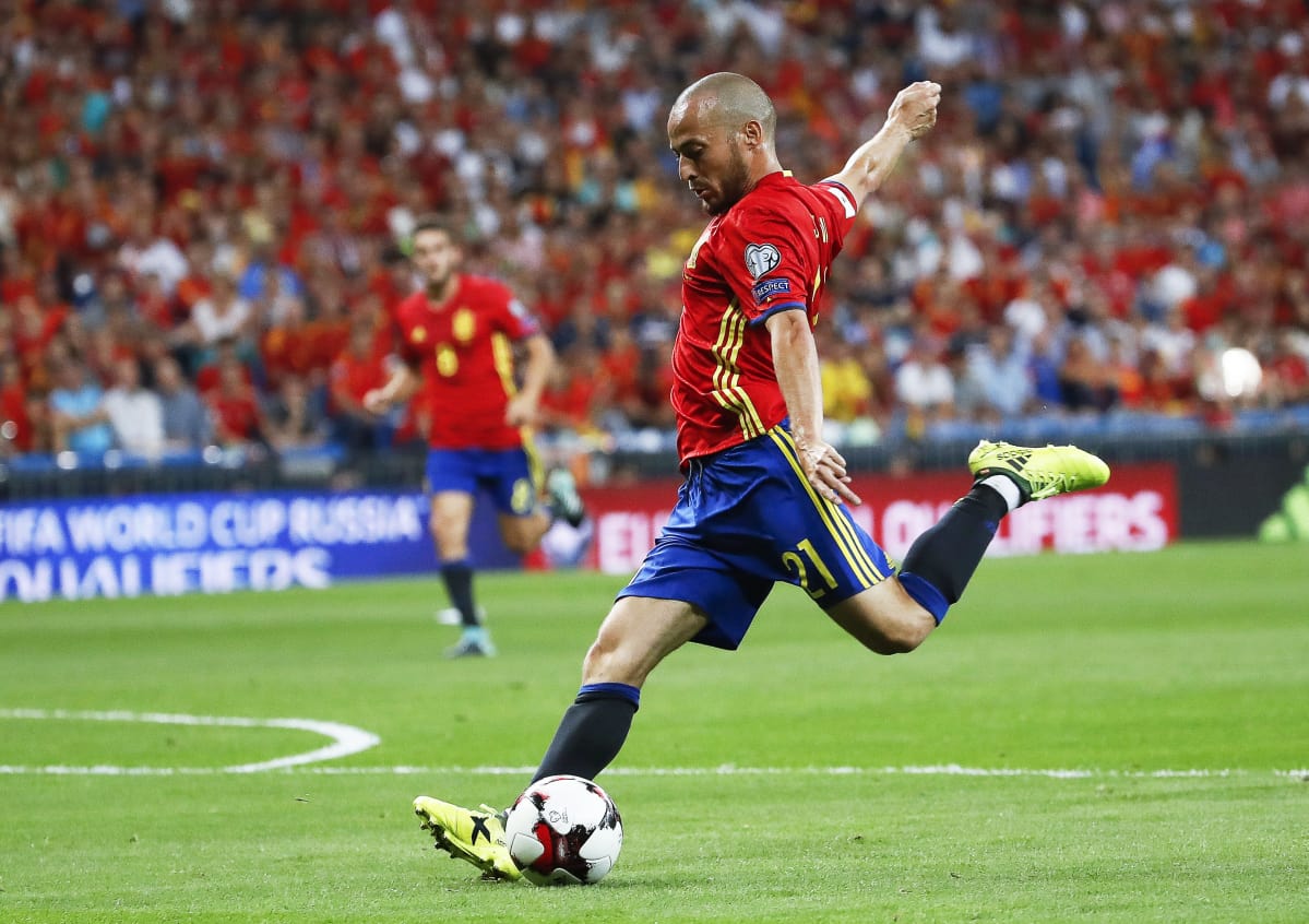 David Silva kentällä