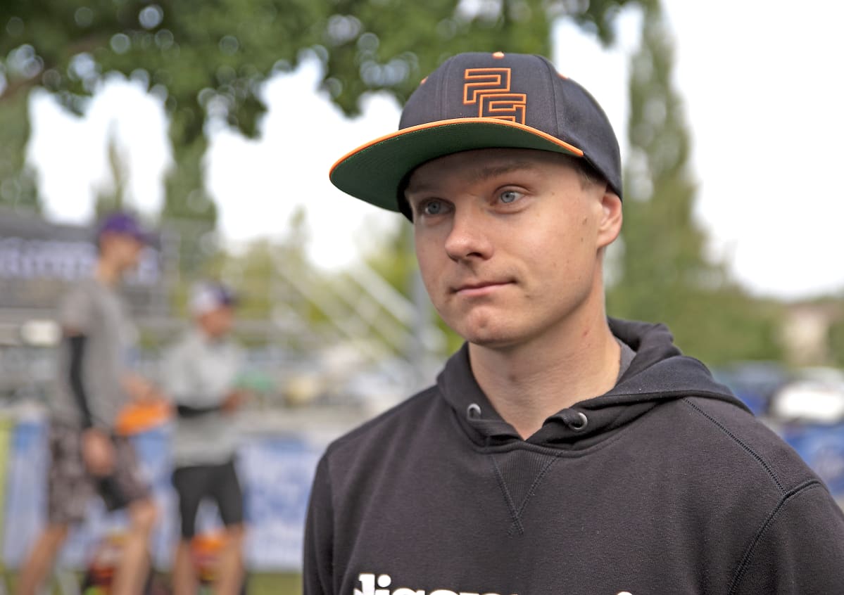 Frisbeegolfari Leo Piironen