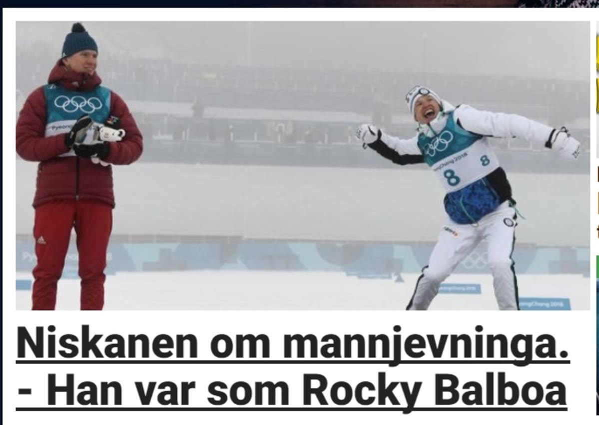 Kuvakaappaus Dagbladetin sivuilta