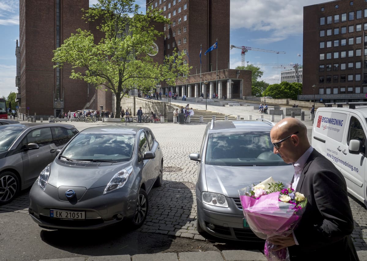 Kävelykatu Oslossa.