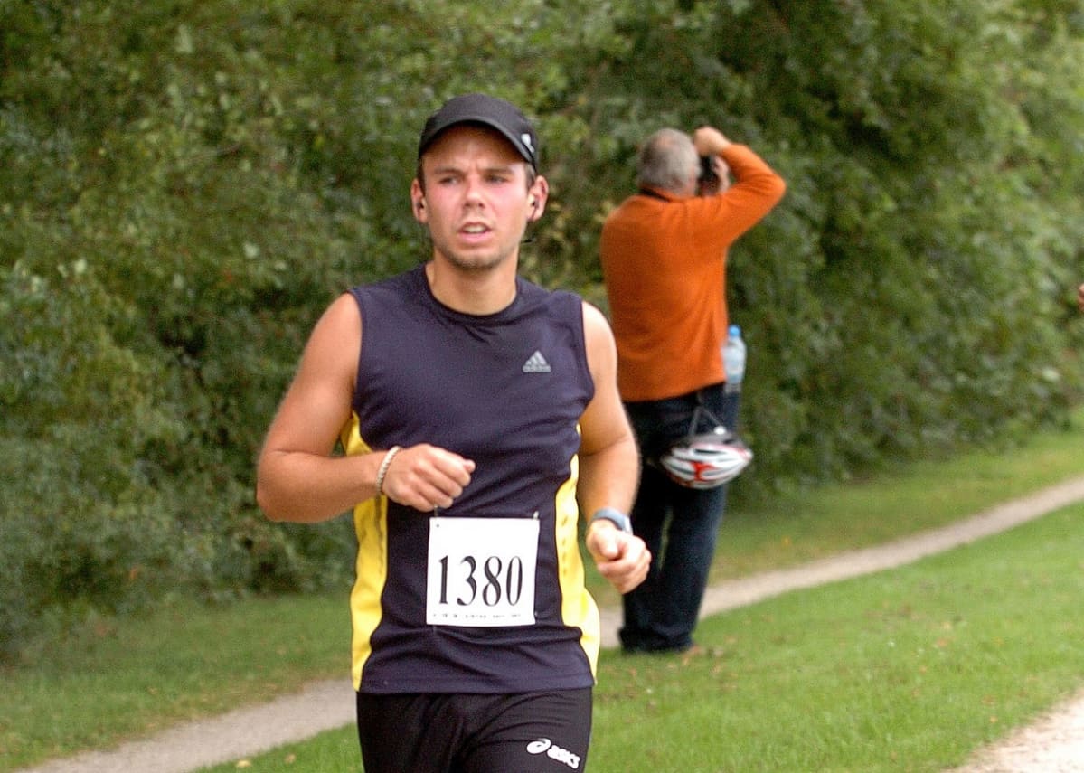 Andreas Lubitz juoksukilpailussa syyskuussa 2019.