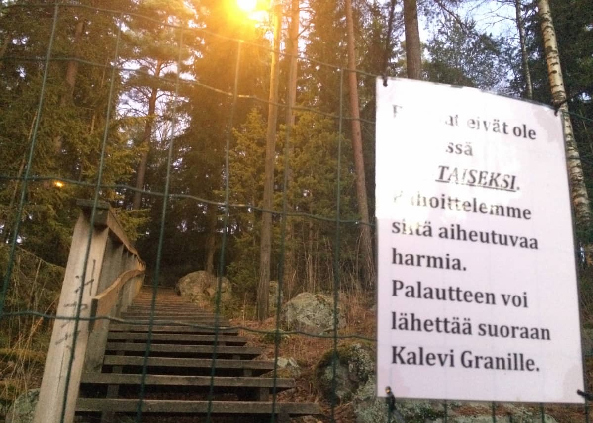 rikotut portaat Hotelli Tallukka turvapaikanhakijat