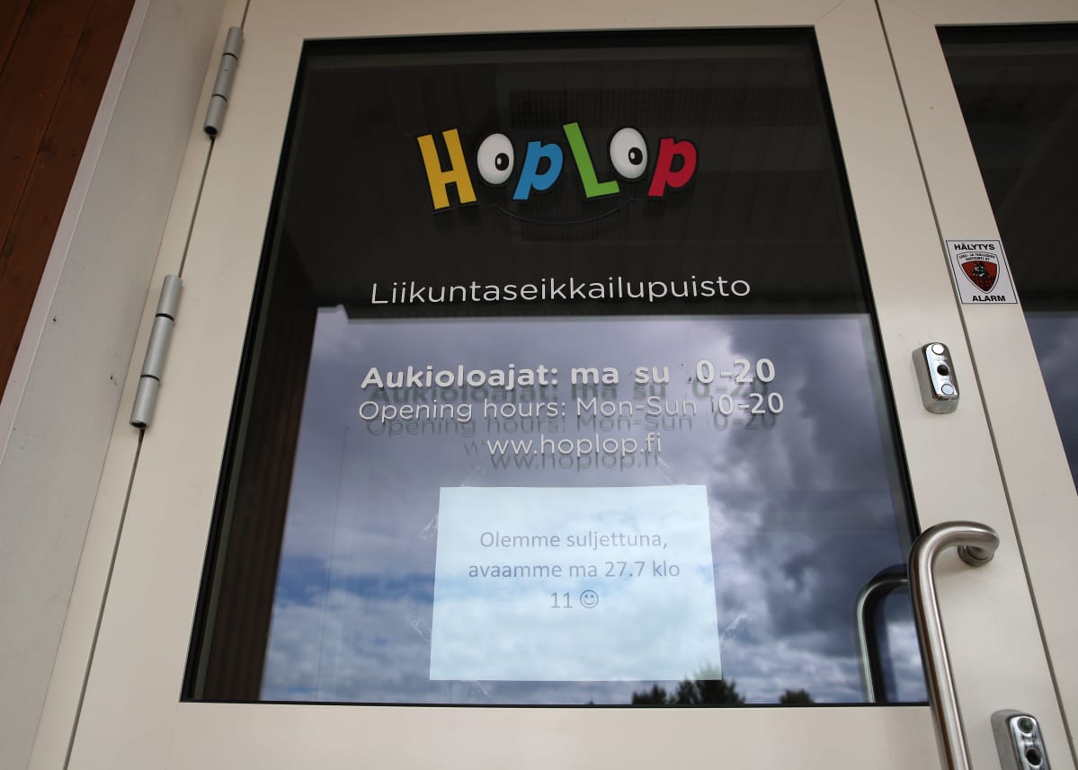 Rovaniemen Hoplop-sisäaktiviteettipuisto.