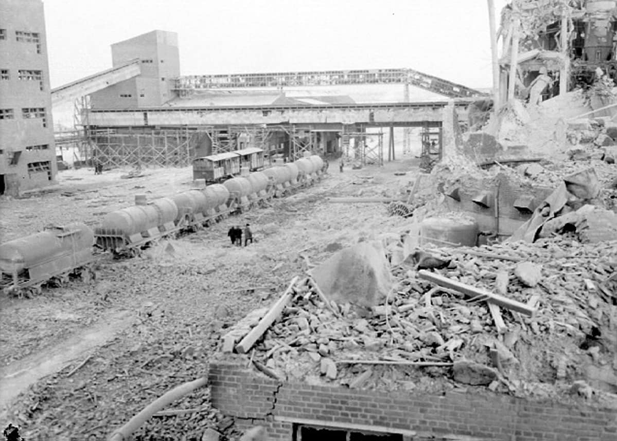 Räjähdys aiheutti tehtaalle 20 miljoonan markan vahingot.
