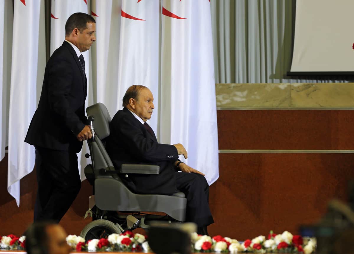 Algerian presidentti Abdelaziz Bouteflika