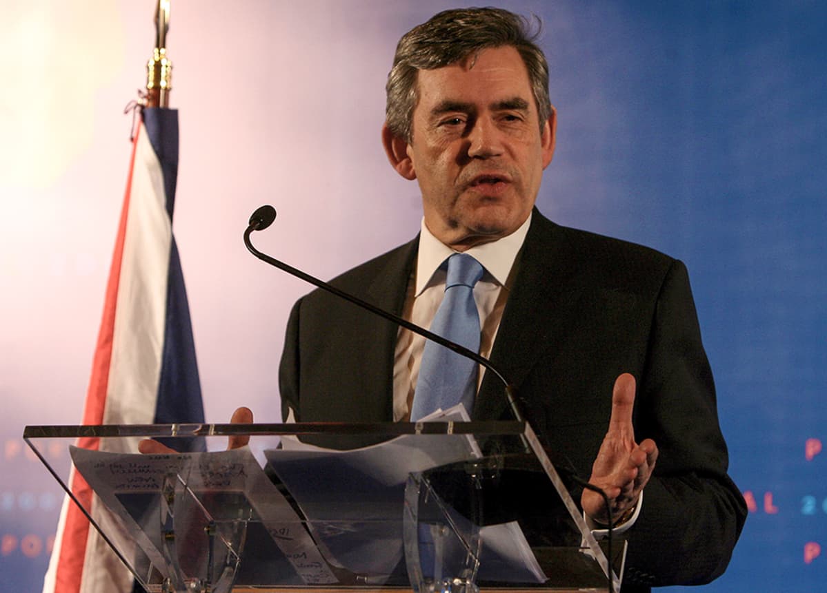 Gordon Brown.