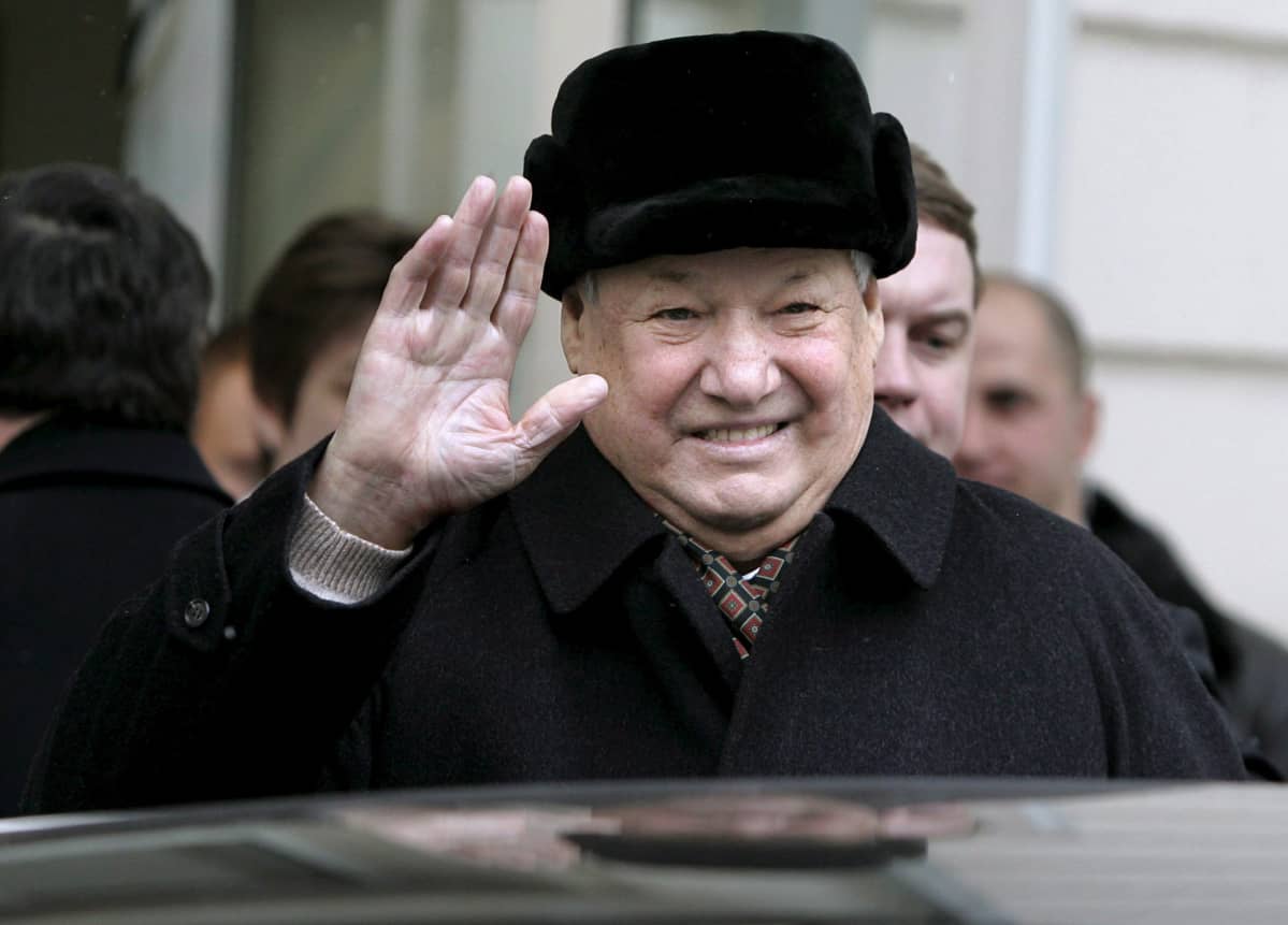 Boris Jeltsin kuvattuna Berliinissä vuonna 2006.