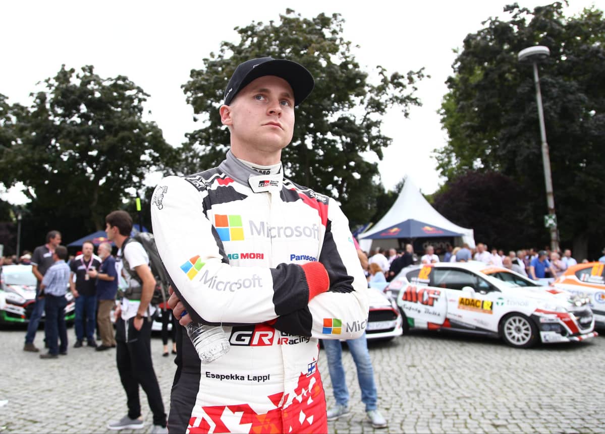 Esapekka Lappi Saksan MM-rallissa.