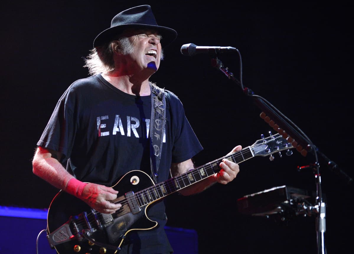 Neil Young esiintyi Stadthallessa Wienissä 23. heinäkuuta 2014.