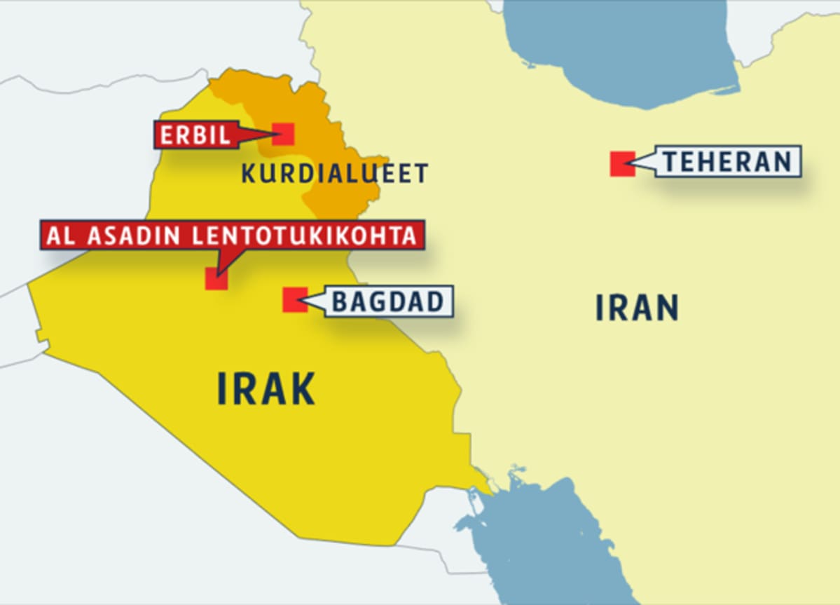 Iran, Irak kartta