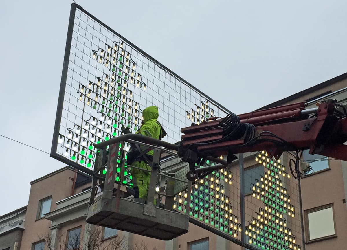 Aleksanterinkadun valot Lahti