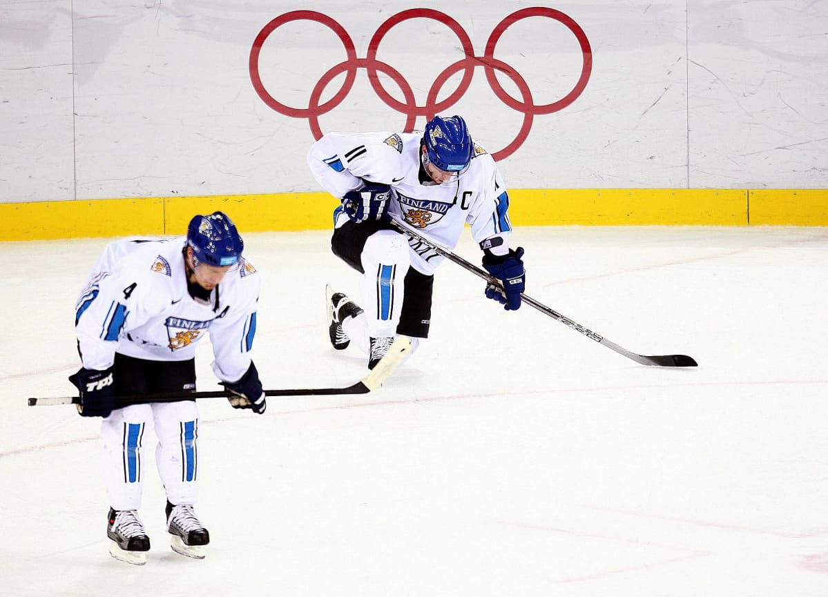 Kimmo Timonen Saku Koivu Torino 2006